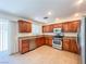 Modern kitchen featuring stainless steel appliances and plenty of counter space at 1995 Sundown Canyon Dr, Henderson, NV 89014