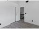 A bedroom showcasing a staircase in the background at 3217 Harbor Vista St, Las Vegas, NV 89117