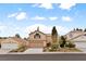 Charming two-story home with a well-manicured front yard and a two-car garage in a quiet neighborhood at 3217 Harbor Vista St, Las Vegas, NV 89117