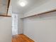 Walk-in closet with wood floor and rod and shelf at 3217 Harbor Vista St, Las Vegas, NV 89117