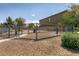 Fully fenced dog park with seating and waste station, providing a safe space at 5835 Running Horse Dr, North Las Vegas, NV 89081