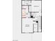 Third-floor plan includes primary bedroom, bath, bedroom 2, and laundry room at 5870 Kips Bay St, Las Vegas, NV 89148