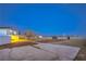 Huge backyard featuring a large concrete and dirt area at 7477 Ullom Dr, Las Vegas, NV 89139