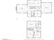 Comprehensive floor plan illustrating both the first and second stories of the residence at 7477 Ullom Dr, Las Vegas, NV 89139