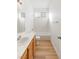 Bathroom with a vanity, sink, and bathtub at 7936 Pinnochio Ave, Las Vegas, NV 89131