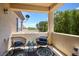 Inviting balcony with seating and views of the neighborhood at 8873 Briar Bay Dr, Las Vegas, NV 89131