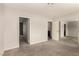 A bedroom featuring carpeted floors and two closets at 1704 Kismet Cir, Las Vegas, NV 89108