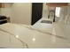 The kitchen island boasts gorgeous countertops and a stainless steel sink at 1805 Amboy Dr, Las Vegas, NV 89108