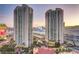 Stunning view of two high-rise buildings with a view of the Las Vegas strip at 2777 Paradise Rd # 2001, Las Vegas, NV 89109