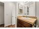 Bathroom featuring single sink vanity and updated fixtures at 2898 Violet Ln # 0, Henderson, NV 89074
