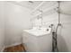 Laundry room featuring washer and dryer hookups and overhead shelving at 2898 Violet Ln # 0, Henderson, NV 89074