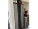Laundry room with storage cabinet and new washer at 4017 Edgeford Pl, Las Vegas, NV 89102