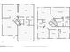Two-story floor plan showing the layout of both floors, including the kitchen, living room, bedrooms, and bathrooms at 4905 Apache Valley Ave, Las Vegas, NV 89131