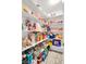 Walk-in pantry with stocked shelving at 544 N Fogg St, Las Vegas, NV 89110