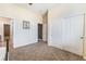 Spacious bedroom with a ceiling fan, mirrored accent doors and lots of natural light at 7076 Oakleigh Dr, Las Vegas, NV 89110