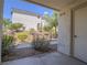 Private, shaded patio ideal for relaxing and enjoying the outdoors at 713 Wheat Ridge Ln # 102, Las Vegas, NV 89145