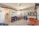 Spacious room boasts custom shelving for collectibles, creating a personalized and organized space at 747 Canyon Crest Dr, Las Vegas, NV 89123
