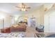 Spacious main bedroom with ample seating and an attached, private doorway at 747 Canyon Crest Dr, Las Vegas, NV 89123