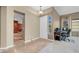 A welcoming entryway features tile flooring and views into the living spaces at 9900 Summer Ash Ct # 101, Las Vegas, NV 89134