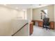 Upstairs landing featuring a built-in desk and a cozy workspace at 9992 Peak Lookout St, Las Vegas, NV 89178