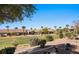 Beautiful backyard showcasing lush landscaping and green spaces in the community at 1187 Mohave Dr, Mesquite, NV 89027