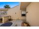Exterior courtyard with seating, landscaping, and a serene setting for outdoor enjoyment at 1187 Mohave Dr, Mesquite, NV 89027