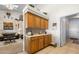 Practical kitchen seamlessly connects to the living area, promoting interaction and convenience for daily activities at 1187 Mohave Dr, Mesquite, NV 89027