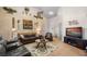 Inviting living room with high ceilings and stylish decor elements at 1187 Mohave Dr, Mesquite, NV 89027
