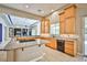 Spacious kitchen with granite countertops, stainless steel appliances and wooden cabinets at 213 Villa Borghese St, Las Vegas, NV 89138
