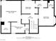 Detailed floor plan showcasing the layout of bedrooms, bathrooms, and living spaces at 2316 Pine Bluff Ct, Las Vegas, NV 89134