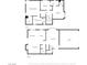 Detailed floor plan showcasing the layout of the home's two floors at 2316 Pine Bluff Ct, Las Vegas, NV 89134