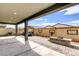 Relaxing backyard featuring a spa, fireplace and patio at 2395 Arrington Ave, North Las Vegas, NV 89086