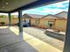Relaxing backyard featuring a spa, fireplace and patio at 2395 Arrington Ave, North Las Vegas, NV 89086