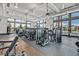 Well-equipped fitness center with modern machines and scenic outdoor views at 2395 Arrington Ave, North Las Vegas, NV 89086