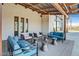 Comfortable outdoor lounge area with stylish seating and contemporary design at 2395 Arrington Ave, North Las Vegas, NV 89086