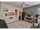Bedroom showcasing a desk, an office setup, and decor at 2497 Birch Hollow St, Henderson, NV 89044
