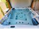 Inviting hot tub with jets, LED lighting, and digital control panel at 2497 Birch Hollow St, Henderson, NV 89044
