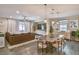 Inviting living room featuring comfortable seating, stylish decor, and hardwood floors at 2497 Birch Hollow St, Henderson, NV 89044