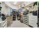 Spacious walk-in closet with ample shelving, storage, and organizational systems at 277 Dark Forest Ave, Las Vegas, NV 89123
