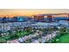 Wonderful evening view of the Las Vegas skyline and surrounding neighborhood at 3111 Bel Air Dr # 27E, Las Vegas, NV 89109