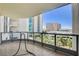 Balcony with seating and city views, providing a relaxing outdoor space with a beautiful surrounding at 322 Karen Ave # 601, Las Vegas, NV 89109