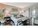 Serene main bedroom with a luxurious bed and elegant decor at 322 Karen Ave # 601, Las Vegas, NV 89109