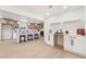 Bright kitchen featuring a breakfast bar with stool seating, and stylish pendant lights at 4237 E Twain Ave, Las Vegas, NV 89121