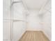 Spacious walk-in closet with wire shelving and laminate flooring at 4237 E Twain Ave, Las Vegas, NV 89121