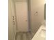 Bathroom with a vanity, sink, mirror, and modern fixtures. Door to closet is on the left at 4555 E Sahara Ave # 226, Las Vegas, NV 89104