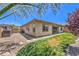 Spacious backyard featuring gravel accents, desert landscaping, and privacy fencing at 508 Cadence View Way, Henderson, NV 89011