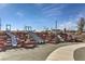 Community playground with slides and climbing features at 508 Cadence View Way, Henderson, NV 89011