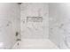 Beautiful bathroom with modern tiling and a tub at 5725 Cedar Ave, Las Vegas, NV 89110