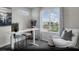 Bright secondary bedroom featuring a functional workstation, neutral tones, and a large window for ample light at 620 Bellus Pl # Lot 168, Henderson, NV 89015