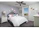 Comfortable secondary bedroom with a plush bed, ample natural light, and charming decor at 624 Bellus Pl # Lot 170, Henderson, NV 89015